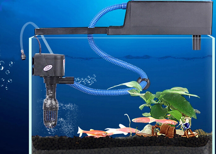 Как установить помпу в аквариум?